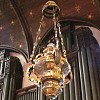 Sanctuary Lamp with chancel organ