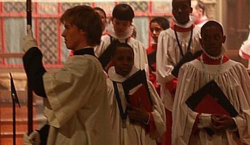 Choir in procession