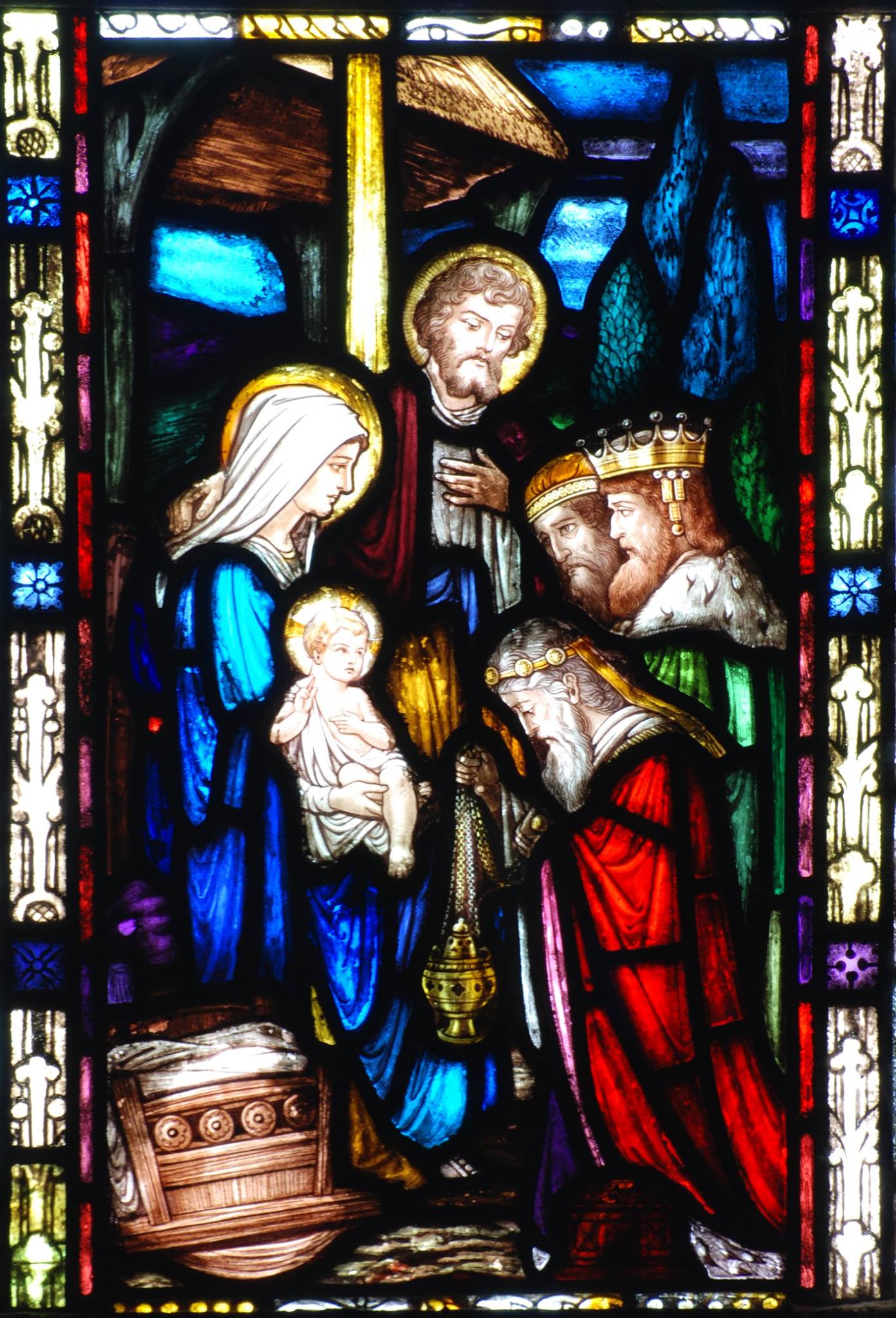 nativity window